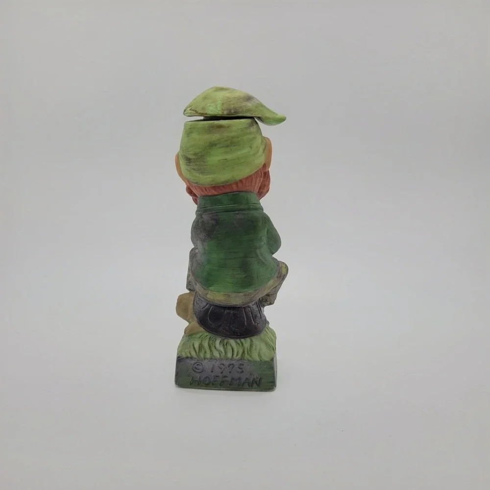 Vintage 1975 Hoffman Original Leprechaun Saxophone Sherry Decanter Figurine